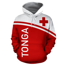 Load image into Gallery viewer, Tonga All Over Hoodie - Polynesian Curve Version - BN04
