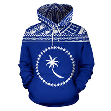 Load image into Gallery viewer, Federated States Of Micronesia All Over Hoodie - Chuuk Flag font