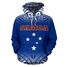 Load image into Gallery viewer, Samoa All Over Hoodie - Polynesian Fog Version Front