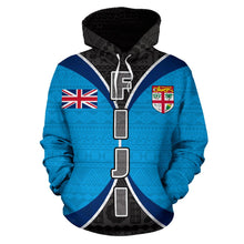 Load image into Gallery viewer, Fiji All Over Hoodie - Polynesian Impact Version front
