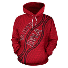Load image into Gallery viewer, Tahiti French Polynesia All Over Hoodie - DNA Style font
