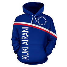 Load image into Gallery viewer, Cook Islands All Over Hoodie - Polynesian Curve Version front