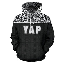 Load image into Gallery viewer, Yap All Over Hoodie - Micronesian Black Version - BN09