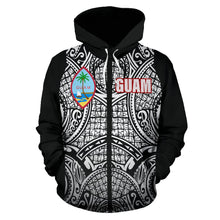 Load image into Gallery viewer, Guam All Over Hoodie - Polynesian Outside front