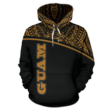Load image into Gallery viewer, Guam All Over Hoodie - Micronesia Curve Gold Style - BN09