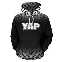 Load image into Gallery viewer, Yap All Over Hoodie - Black Fog Style - BN09