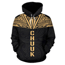 Load image into Gallery viewer, Chuuk All Over Hoodie - Gold Neck Style - BN04