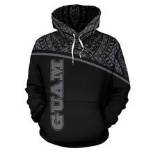 Load image into Gallery viewer, Guam All Over Hoodie - Micronesia Curve Grey Style - BN09