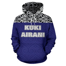 Load image into Gallery viewer, Cook Islands All Over Hoodie - Maori Hoodie Version Front