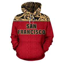 Load image into Gallery viewer, San Francisco All Over Hoodie - Polynesian Hoodie Style front
