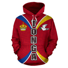 Load image into Gallery viewer, Tonga All Over Hoodie - Polynesian Impact Version Front