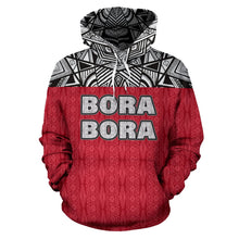 Load image into Gallery viewer, Bora Bora All Over Hoodie - Polynesian Hoodie Version Front