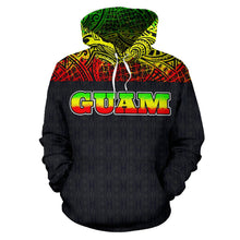 Load image into Gallery viewer, Guam All Over Hoodie - Micronesia Reggae Style - BN09