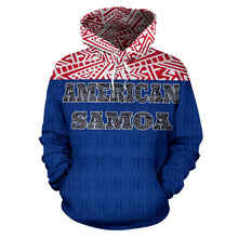Load image into Gallery viewer, American Samoa All Over Hoodie - Polynesian Hoodie Style Front