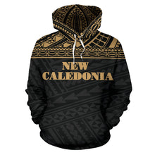 Load image into Gallery viewer, New Caledonia All Over Hoodie - Polynesian Gold Version front