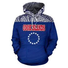 Load image into Gallery viewer, Cook Islands All Over Hoodie - Polynesian Version - BN09