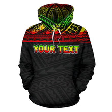 Load image into Gallery viewer, Poly All Over Print Hoodie - Polynesian Reggae Custom Version - BN09