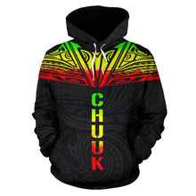 Load image into Gallery viewer, Chuuk All Over Hoodie - Reggae Neck Style front