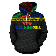 Load image into Gallery viewer, New Caledonia All Over Hoodie - Polynesian Color Style Front