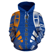 Load image into Gallery viewer, Marshall Islands All Over Hoodie - Tattoo Style front