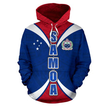 Load image into Gallery viewer, Samoa All Over Hoodie - Polynesian Impact Version Front