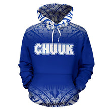 Load image into Gallery viewer, Chuuk All Over Hoodie - Blue Fog Style - BN09