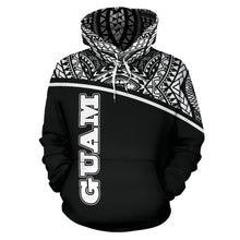 Load image into Gallery viewer, Guam All Over Hoodie - Micronesia Curve Black Style - BN09