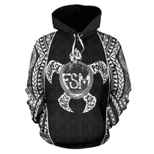Load image into Gallery viewer, Federated States Of Micronesia All Over Hoodie - Micronesia Turtle Style - BN09