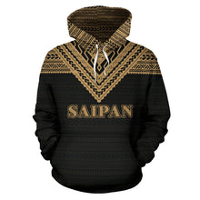 Load image into Gallery viewer, Saipan All Over Hoodie - Gold Version font