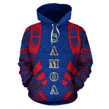 Load image into Gallery viewer, Samoa All Over Hoodie - Polynesian Tattoo Style front
