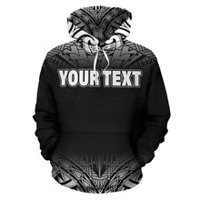 Load image into Gallery viewer, Poly All Over Hoodie - Polynesian Fog Black Custom Style - BN09