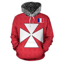 Load image into Gallery viewer, Wallis and Futuna All Over Hoodie - Polynesian Over Hood - BN09