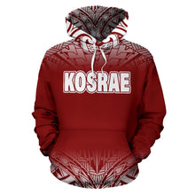 Load image into Gallery viewer, Kosrae All Over Hoodie - Red Fog Style - BN09
