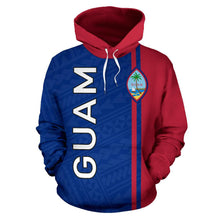 Load image into Gallery viewer, Guam All Over Hoodie - Polynesian Straight Version front