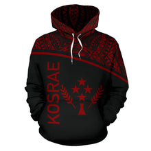 Load image into Gallery viewer, Kosrae All Over Hoodie - Micronesia Curve Red Style - BN09