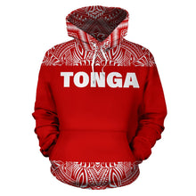 Load image into Gallery viewer, Tonga All Over Hoodie - Polynesian Hoodie Version