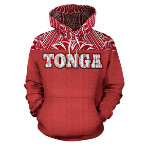 Tonga All Over Hoodie - Polynesian Hoodie Style Front