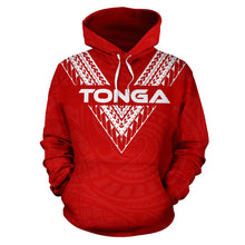 Load image into Gallery viewer, Tonga Polynesian All Over Hoodie Front