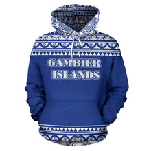 Load image into Gallery viewer, Gambier All Over Hoodie - Polynesian Hoodie Style Front