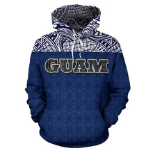 Load image into Gallery viewer, Guam All Over Hoodie - Polynesian Hoodie Version Front