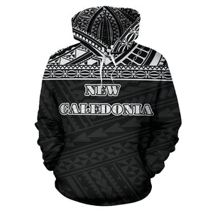 New Caledonia All Over Hoodie - Polynesian Black Version Front