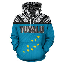 Load image into Gallery viewer, Tuvalu All Over Hoodie - Polynesian Hoodie Style Front
