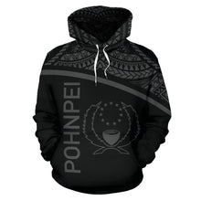 Load image into Gallery viewer, Pohnpei All Over Hoodie - Micronesia Curve Style - BN09
