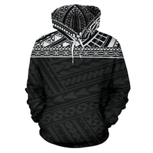 Load image into Gallery viewer, Poly All Over Hoodie - Polynesian Black Version - BN04