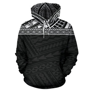 Poly All Over Hoodie - Polynesian Black Version - BN04