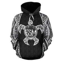 Load image into Gallery viewer, Federated States Of Micronesia All Over Hoodie - Turtle Style font