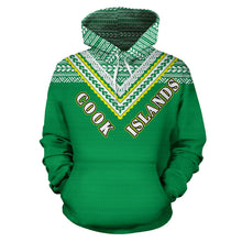 Load image into Gallery viewer, Cook Islands All Over Hoodie - Polynesian Hoodie Style Front
