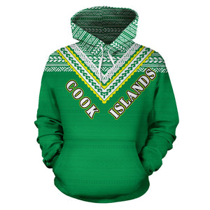 Cook Islands All Over Hoodie - Polynesian Hoodie Style Front