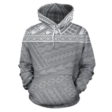 Load image into Gallery viewer, Poly All Over Hoodie - Polynesian Grey Version - BN04