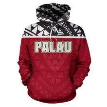 Load image into Gallery viewer, Palau All Over Hoodie - Polynesian Red Version front
